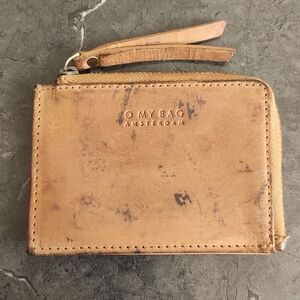 O My Bag Amsterdam DISTRESSED Coin Pouch Wallet Used